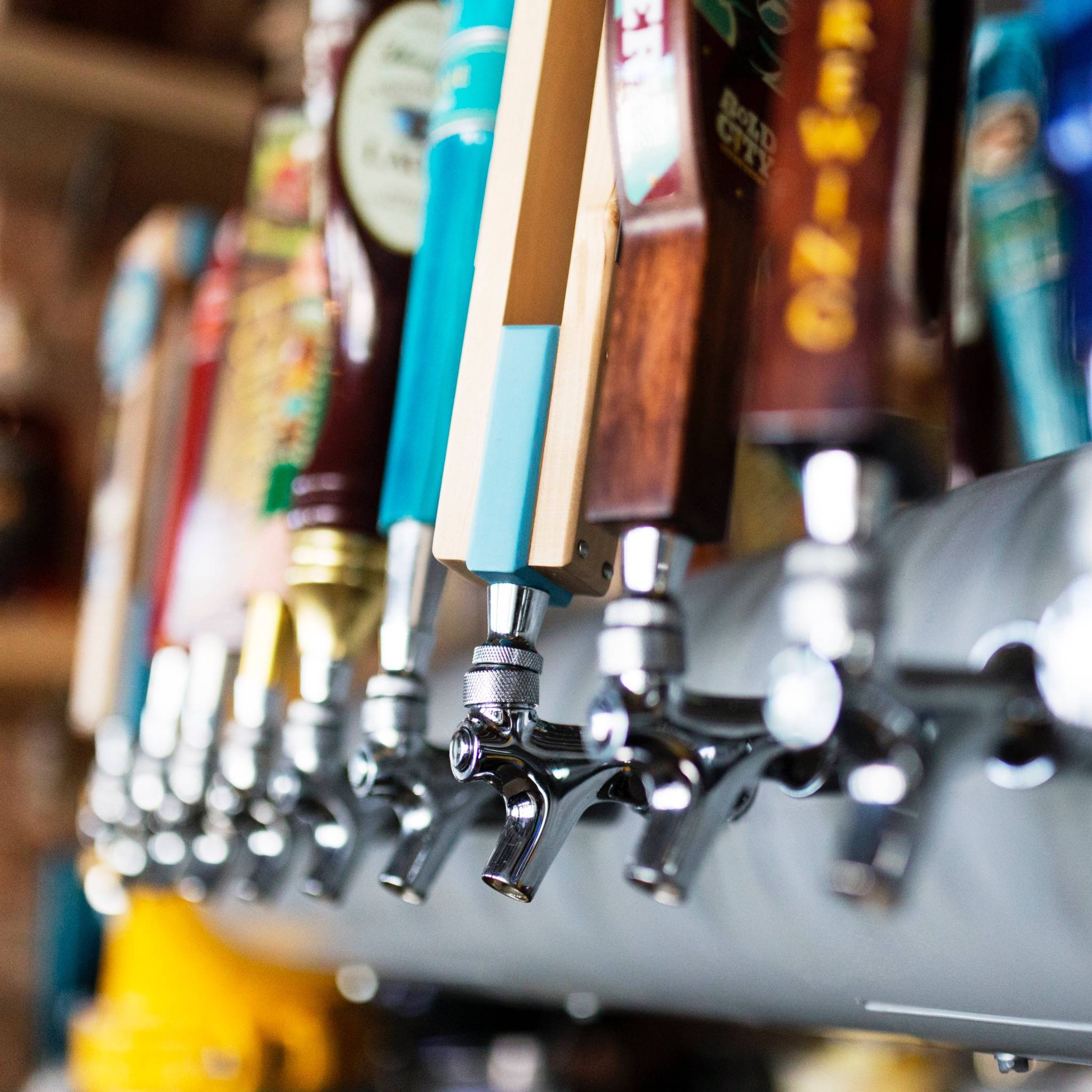 Beer taps at Surfer The Bar